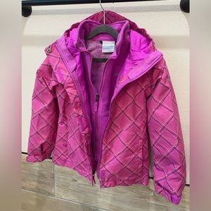 Girls Columbia Fleece Interchange Jacket